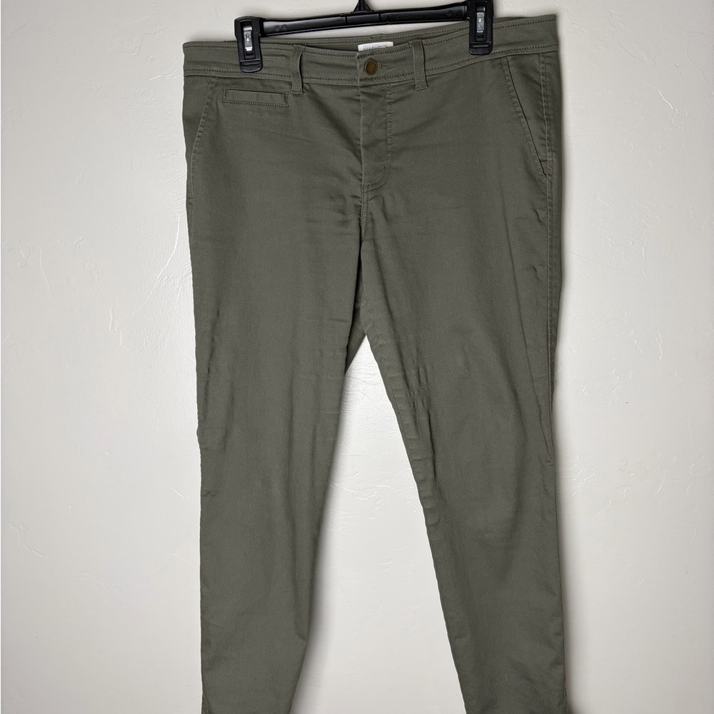 Market & Spruce Olive Green Ankle Pants